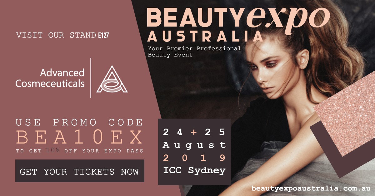 Come and see us this weekend at Beauty Expo Australia!  Save 10% by using the ...