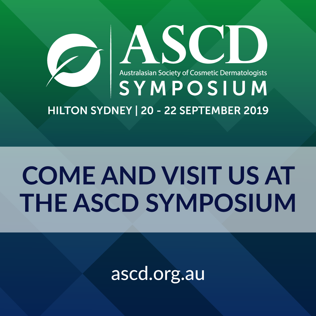 We'll be exhibiting at Australasian Society of Cosmetic Dermatologists - ASCD ...